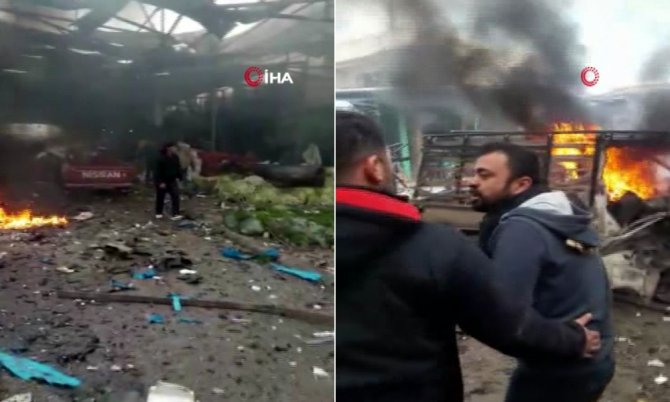 Afrin’de Bombalı Saldırı: 4 Ölü, 18 Yaralı