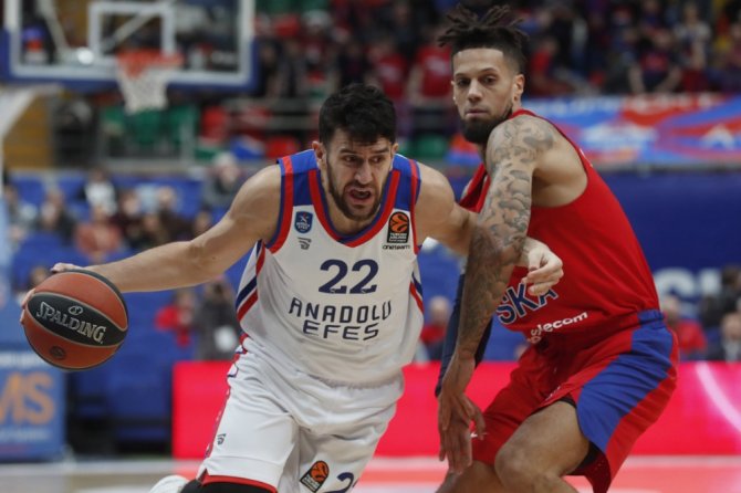 Thy Euroleague: Cska Moskova: 102 - Anadolu Efes: 84
