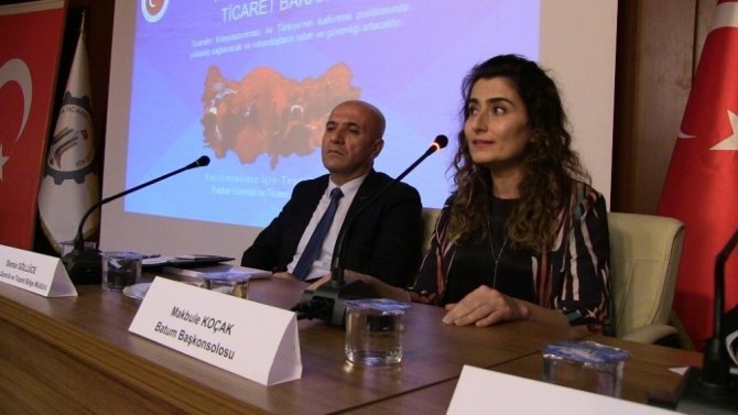 Hopa’da Gürcistan’a Yapılan Ticareti Konuştular