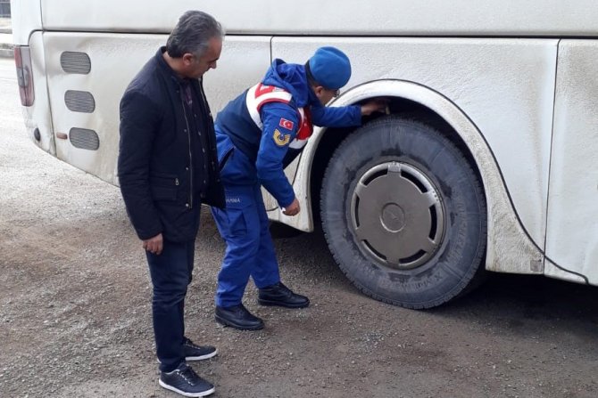 Gümüşhane Jandarma’dan Trafik Denetimi