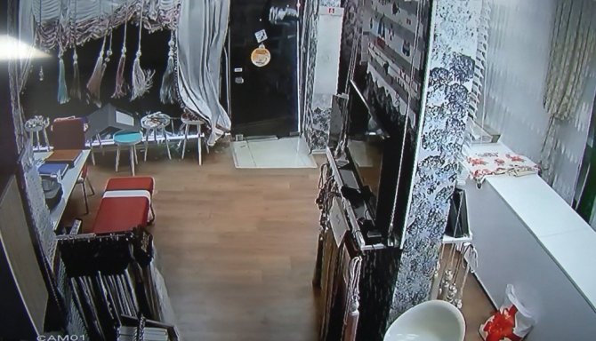 Tüpçü Dükkanındaki Patlama Kamerada
