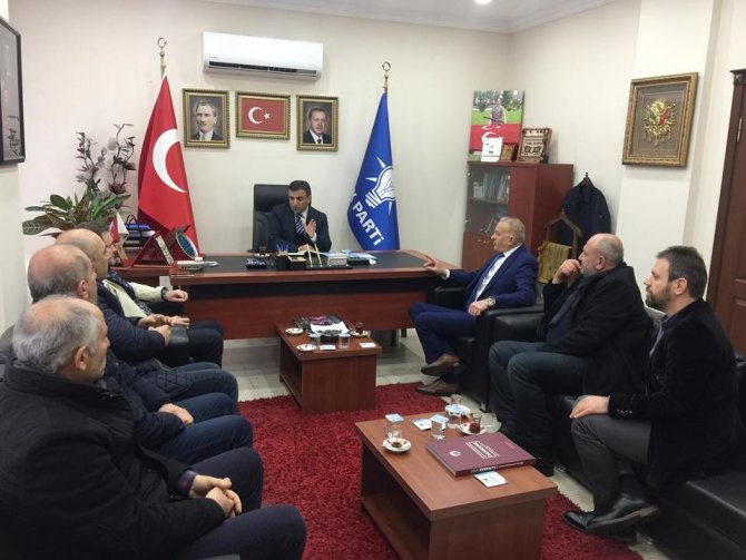 Sanayiciler Ak Parti Ortahisar İlçe Başkanı Altunbaş’a Projelerini Anlattılar