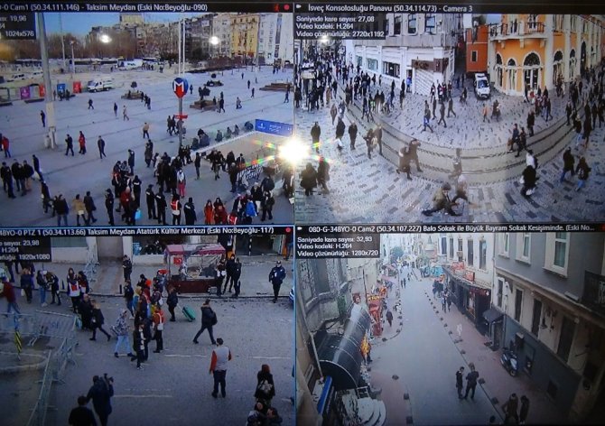 Polis Taksim’i Mobese Tırı İle İzliyor