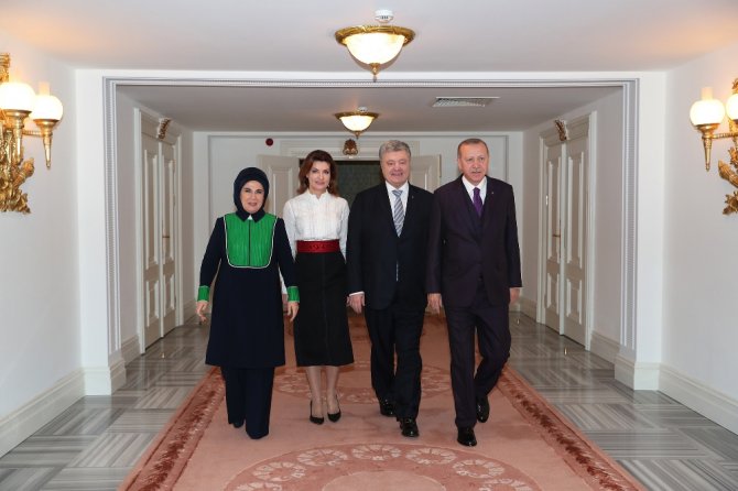Erdoğan Poroşenko İle Görüşüyor