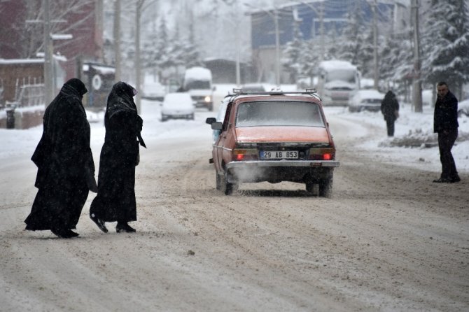 Gümüşhane’de Kar Yağışı