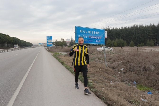 Fenerbahçe İçin İzmir’den İstanbul’a Koşu Totemi