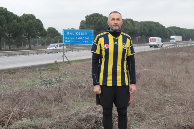 Fenerbahçe İçin İzmir’den İstanbul’a Koşu Totemi