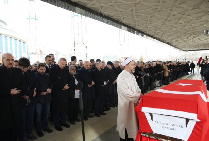 Erdoğan Cenazeye Katıldı