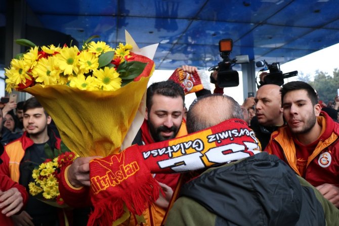 Galatasaray’a Coşkulu Karşılama