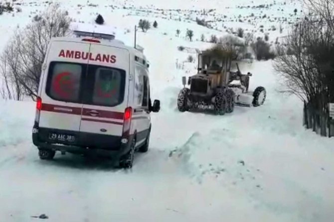Gümüşhane’de Kar Yağışı
