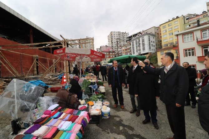 Akçaabat’ta Kadınlar Pazarı Yenileniyor
