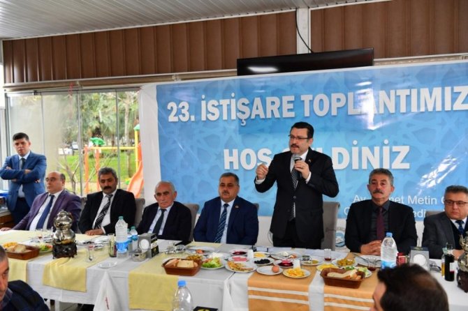 Başkan Genç, Mahalle Muhtarları İle Bir Araya Geldi