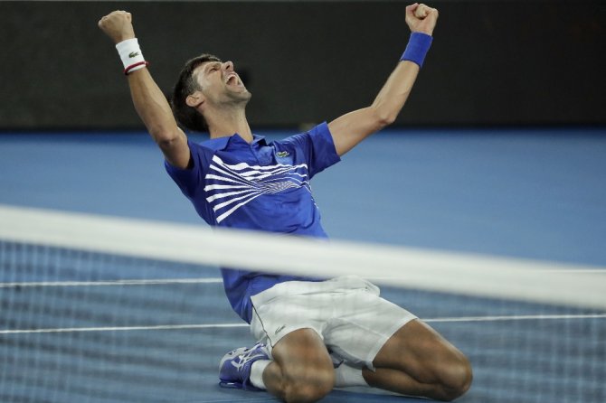 Avustralya Açık’ta Şampiyon Novak Djokovic
