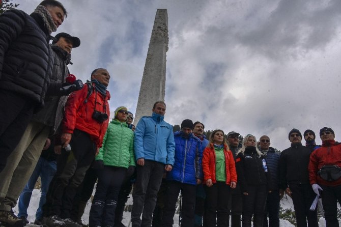 Çığ Şehitleri Zigana Dağı’nda Anıldı