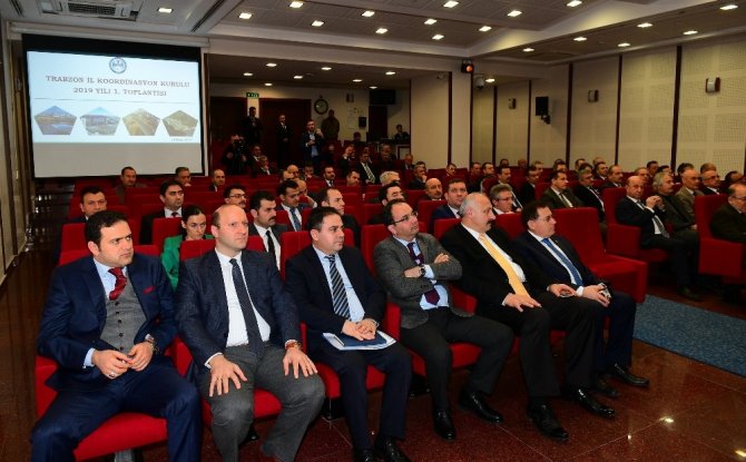 Trabzon İl Koordinasyon Kurulu 2019 Yılı 1. Toplantısı Vali Ustaoğlu Başkanlığında Gerçekleştirildi