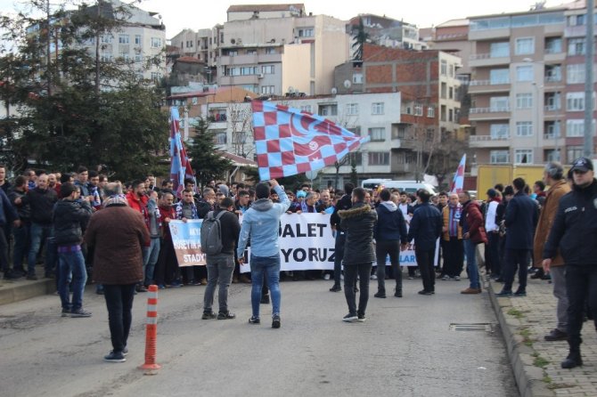Trabzon’da Pfdk Ve Tff’ye Protesto