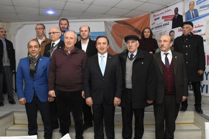 Chp’li Muharrem İnce Gümüşhane’de Partililer İle Buluştu