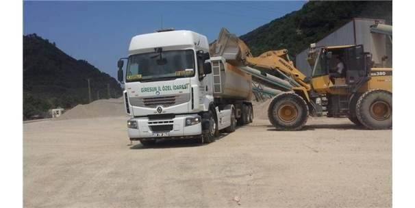 Giresun İl Özel İdaresi 16 İlçede, 230 Kilometre Yol Betonladı