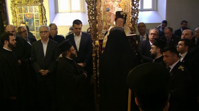 Çipras Heybeliada’da Ayine Katıldı