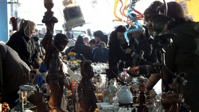 Antika Pazarına Turist Akını