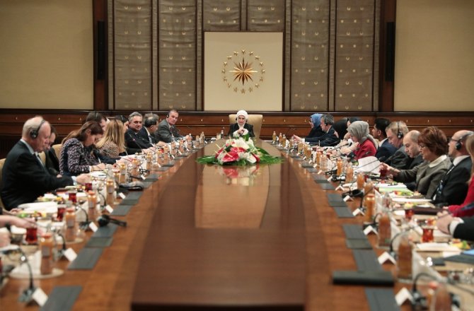 Emine Erdoğan, Abd Delegasyonunu Kabul Etti
