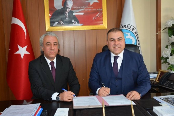 Görele Belediyesi İle Kültür Turizm İl Müdürlüğü İş Birliğinde Kütüphane Yapılıyor