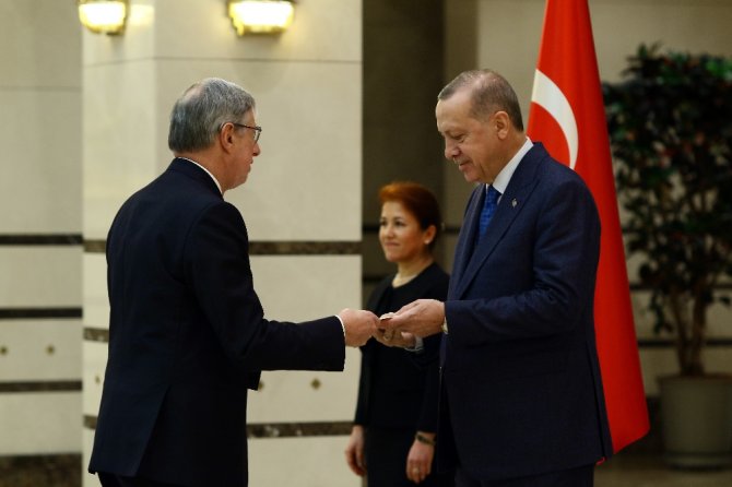 Erdoğan İtalya Büyükelçisini Kabul Etti