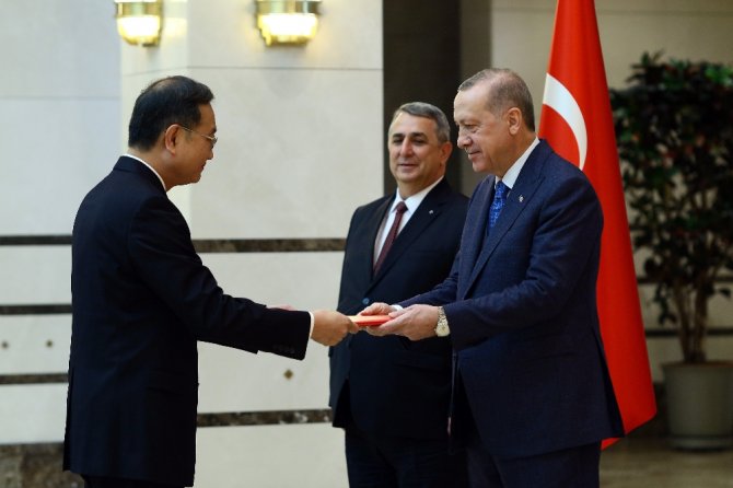 Çin Büyükelçisi Beştepe’de