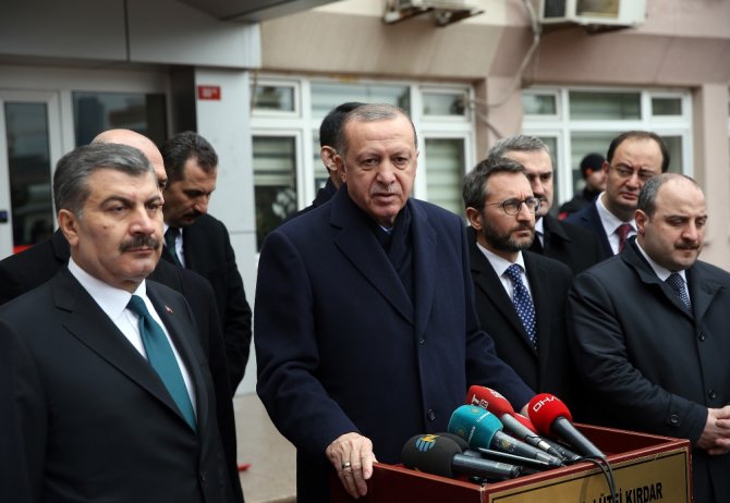 Erdoğan Yaralıları Hastanede Ziyaret Etti