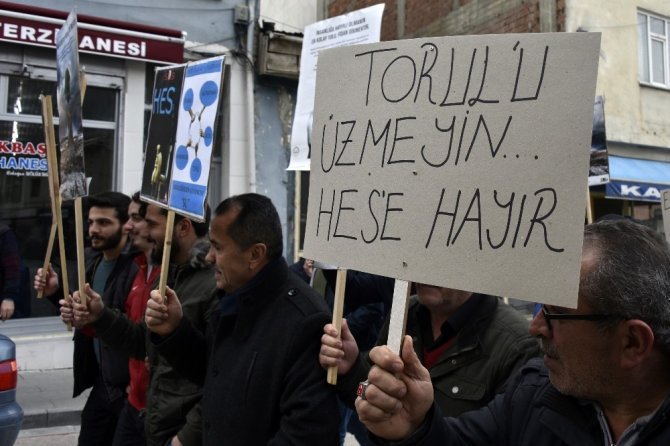 Türkiye’nin En Hızlı Akan Çayının Üzerinde Yapılması Planlanan Hes’e Yöre Sakinleri Karşı Çıkıyor