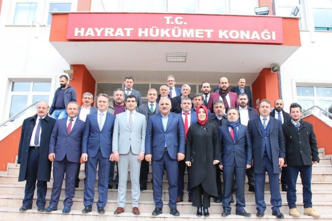Kaymakam Olarak Gittiği Hayrat’a 23 Yıl Sonra Bu Kez Büyükşehir Belediye Başkan Adayı Olarak Gitti