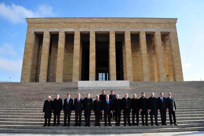 Mustafa Şentop Anıtkabir’de