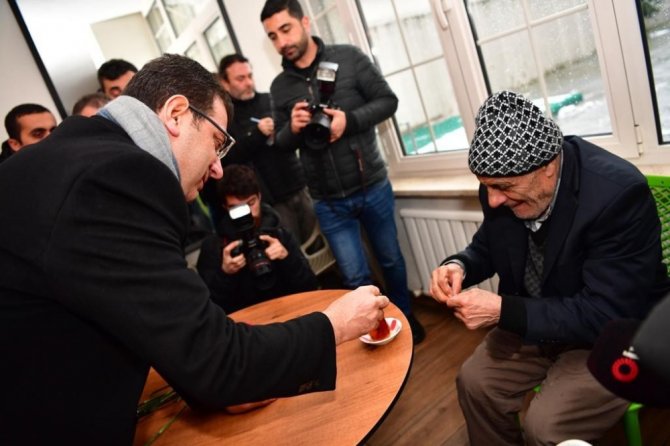 İmamoğlu Darülaceze’yi Ziyaret Etti
