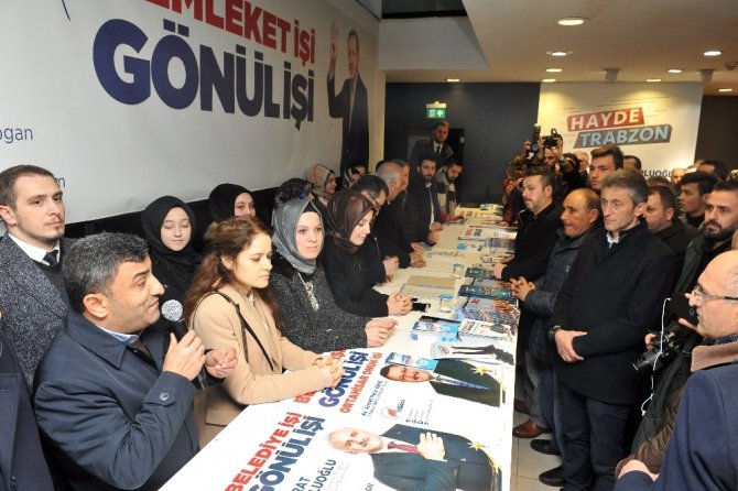 Ak Parti Ortahisar Seçim Koordinasyon Merkezi Yoğun Kalabalığın Katılımıyla Gerçekleşti