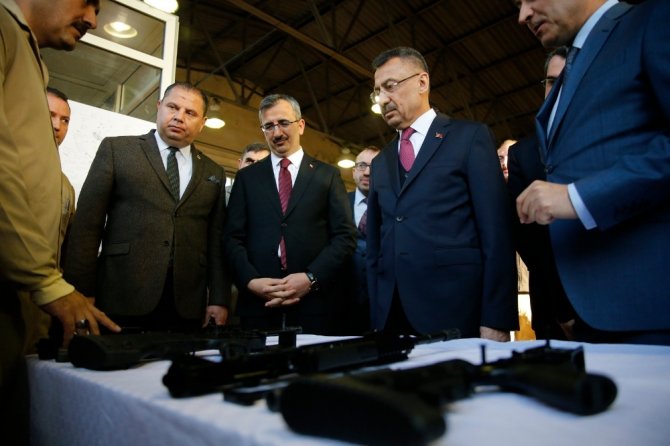 Cumhurbaşkanı Yardımcısı Oktay, Yerli Silahla Atış Yaptı