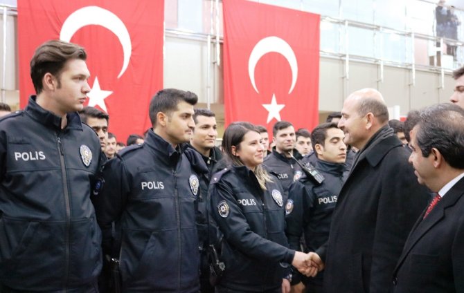 Soylu’dan Diyarbakır’da Çevik Kuvvet’e Ziyaret