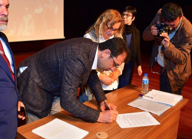 İmamoğlu Mahalle Birlikleri’yle Tahhütname İmzaladı