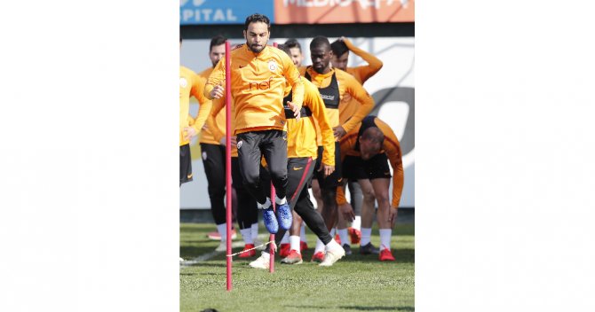 Galatasaray Antalyaspor Hazırlıklarını Sürdürdü