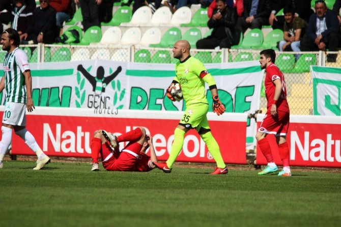 Spor Toto 1. Lig: Giresunspor: 1 - Boluspor: 0 (İlk Yarı Sonucu)