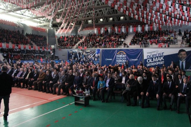 Saadet Parti Genel Başkanı Karamollaoğlu, Trabzon’da Partililere Böyle Sitem Etti