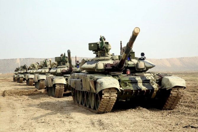 Azerbaycan Ordusunun Tatbikatı Sürüyor