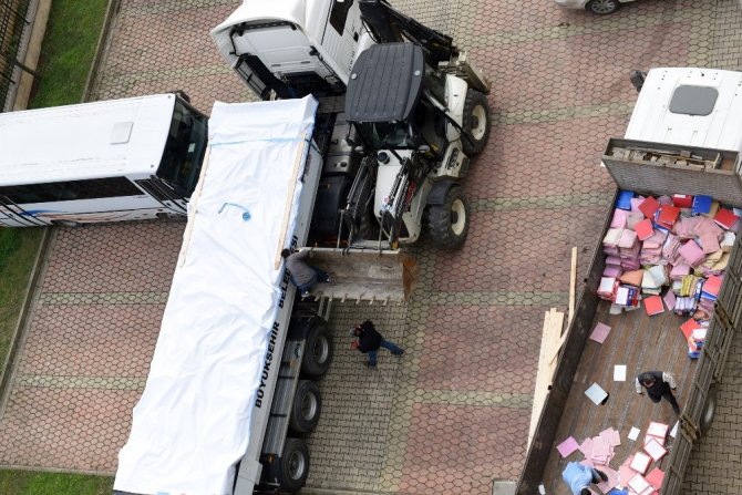 Trabzon Adliyesi Arşivindeki Dosyalar Raflardan İndirildi