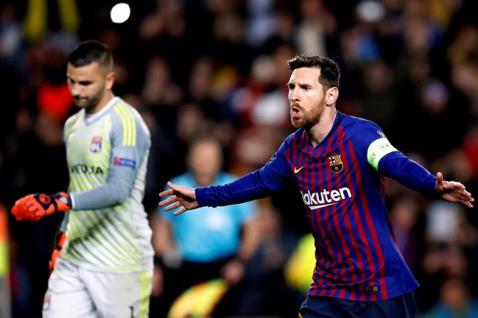 Barcelona Lyon’u Farklı Geçti