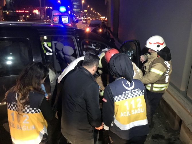 İstanbul’da Kaza Üstüne Kaza: 5 Yaralı