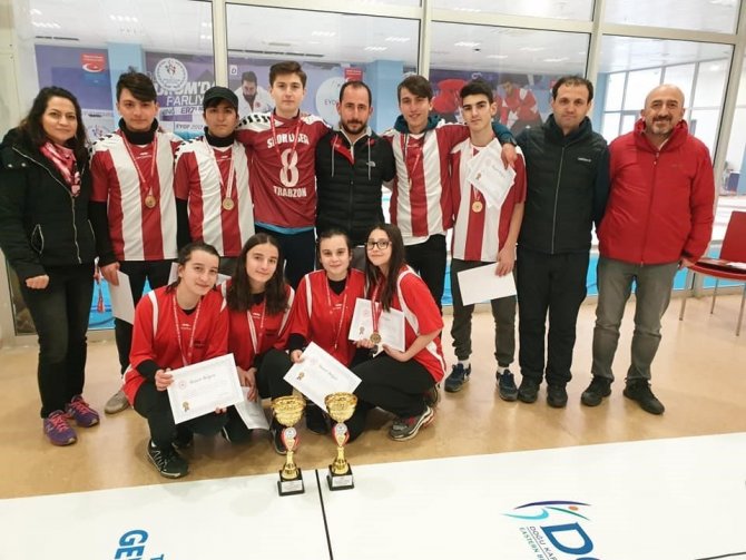 Trabzon’un İlk Curling Şampiyonları Oldular