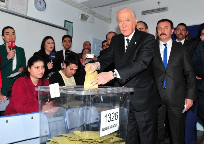Bahçeli: "Cumhur İttifakı’na Oy Verdim"