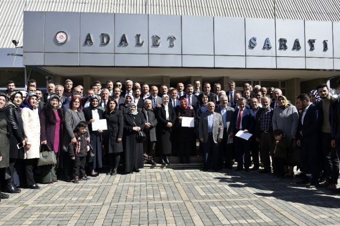 Başkan Çimen Mazbatasını Aldı, Kurban Kesti