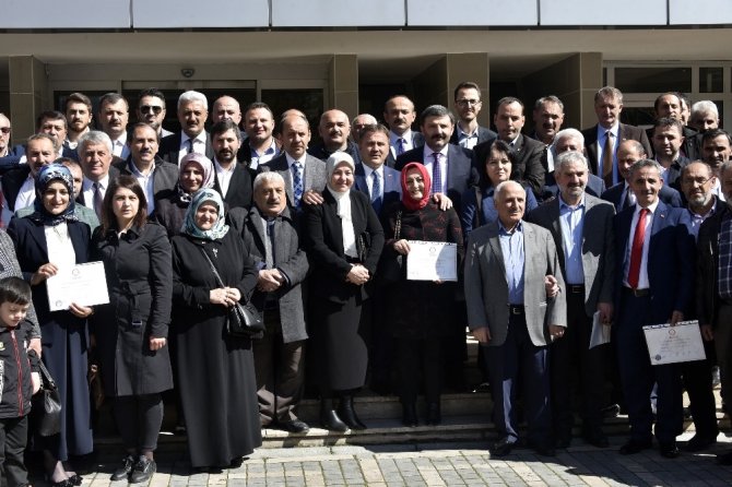 Başkan Çimen Mazbatasını Aldı, Kurban Kesti