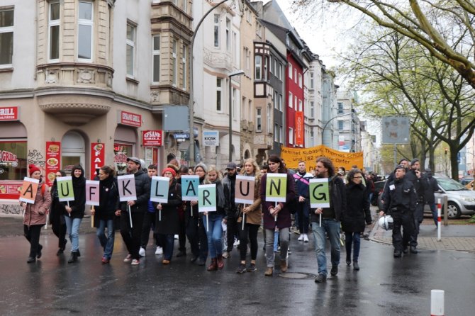 Dortmund’ta Öldürülen Kubaşık İçin Yürüdüler