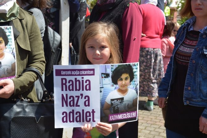 ‘Rabia Naz’a Adalet’ İçin Toplandılar
